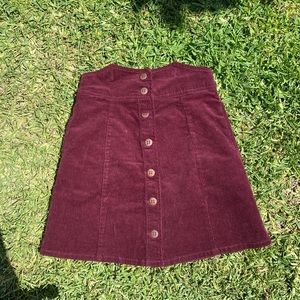 FOREVER21 high waisted corduroy skirt